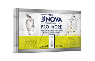  Nova Kedi Ense Damlası (2ml*4 adet) 10kg'a Kadar