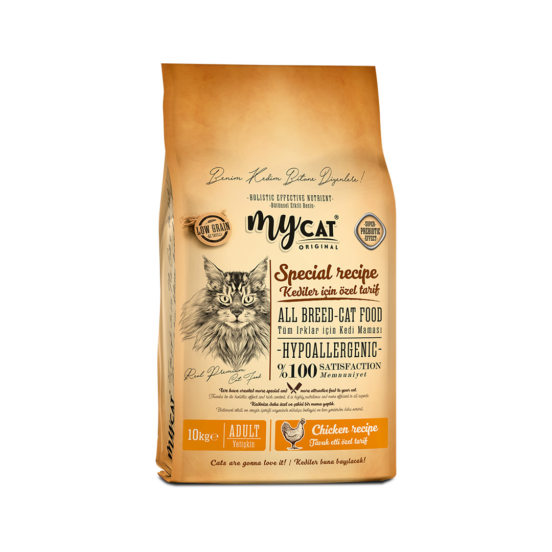 MyCat Original Mycat Az Tahıllı Urinary Tavuk Etli Yetişkin Kedi Maması 10kg