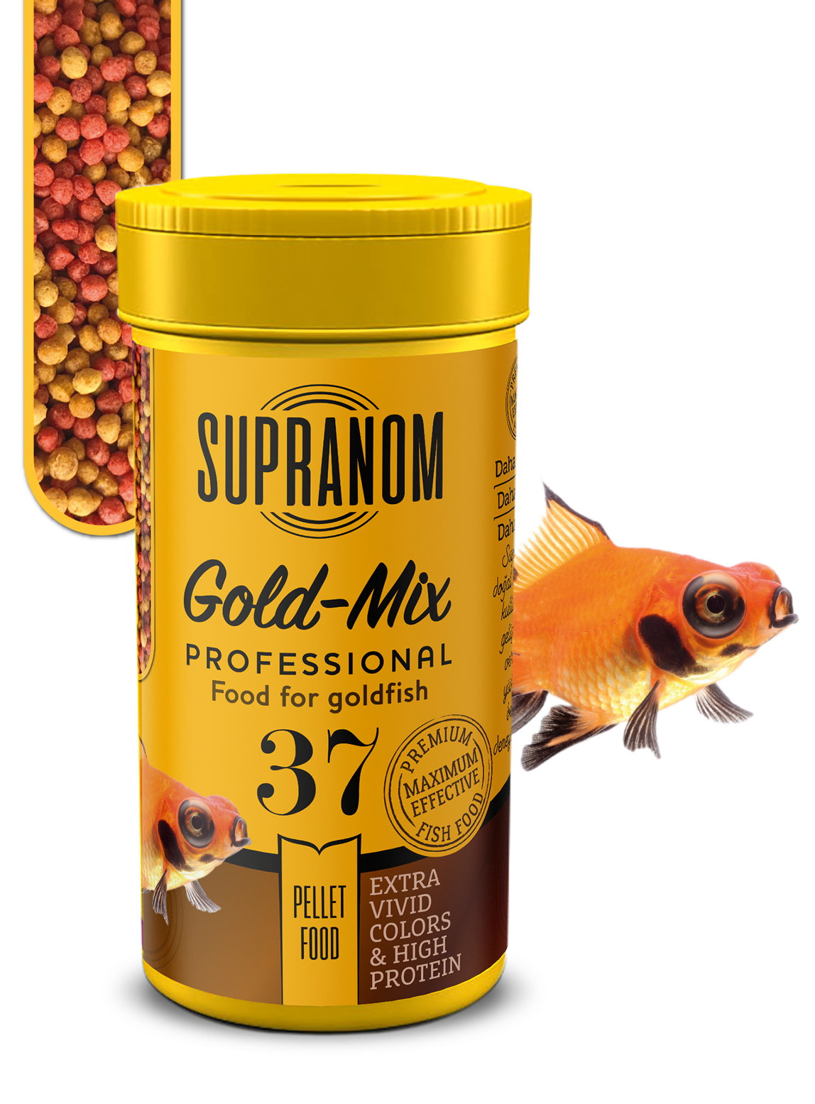 Supranom Supranom japon balık yemi gold-mix pellet food 100ml (37)
