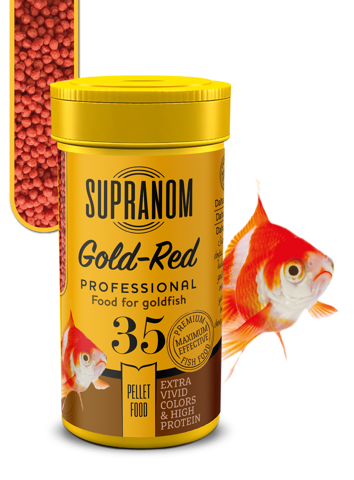 Supranom Supranom japon balık yemi gold-red pellet food 100ml (35)