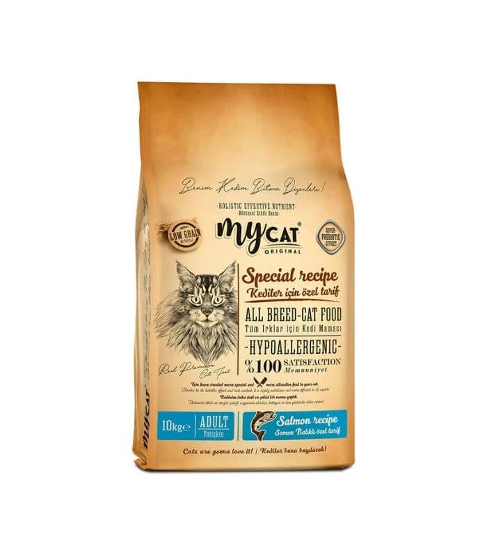 MyCat Original Mycat Az Tahıllı Skin Care Somon Balıklı Yetişkin Kedi Maması 10kg