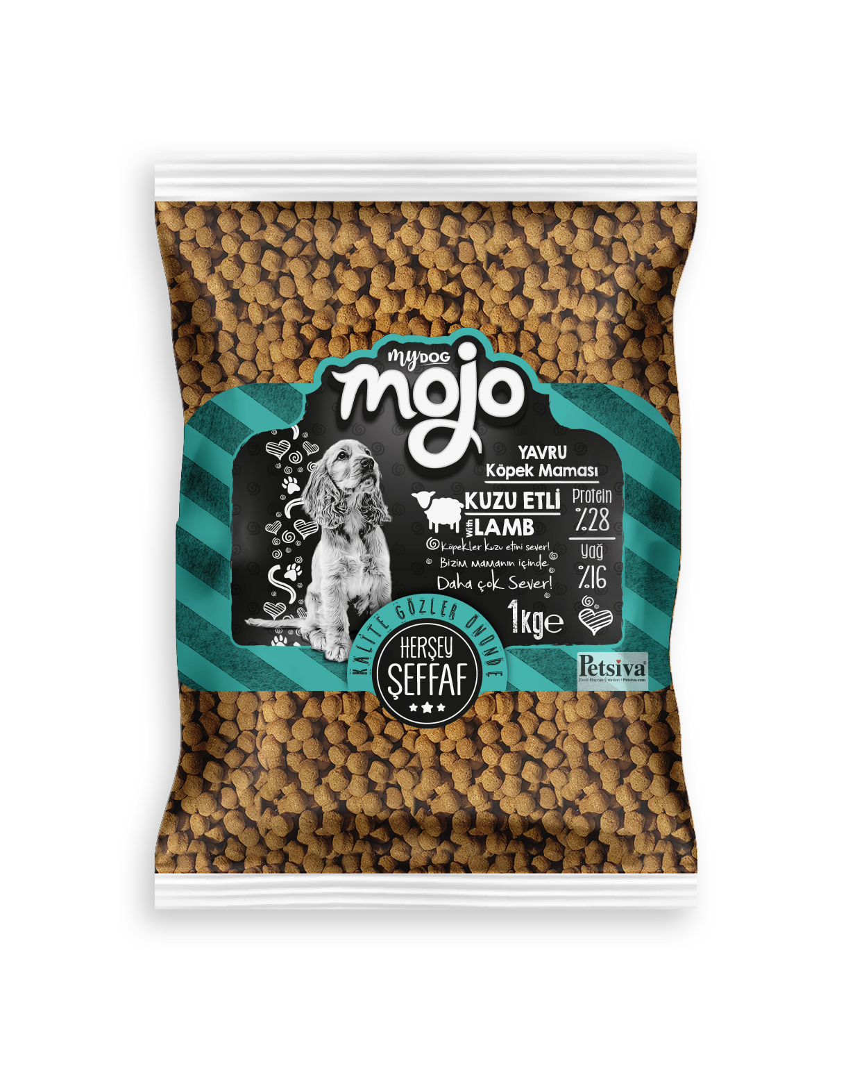 Mojo Black Mojo Black Kuzu Etli Yavru Köpek Maması 1kg