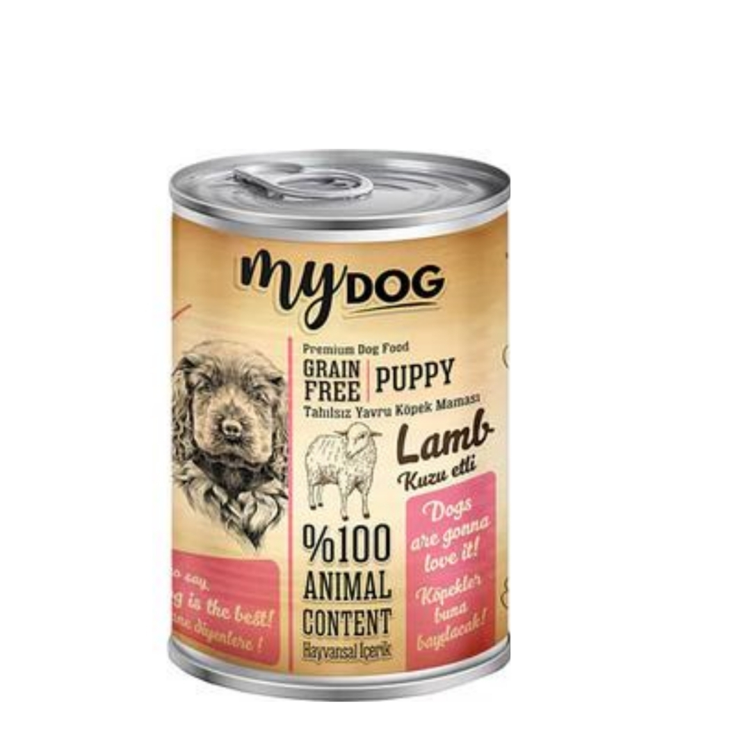 MyDog Original Mydog Kuzu Parça Etli Yavru Köpek Konservesi (400gr)