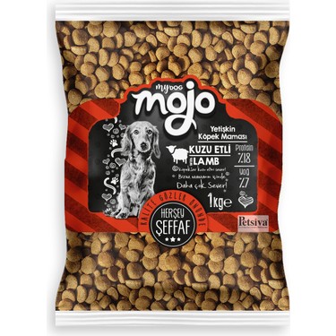 Mojo Black Mojo Black Kuzu Etli Yetişkin Köpek Maması 1kg