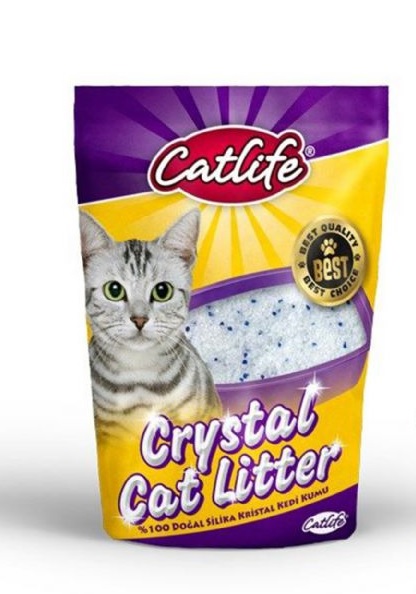 Catlife brsp CATLİFE SİLİKA KRİSTAL KEDİ KUMU 1,4KG