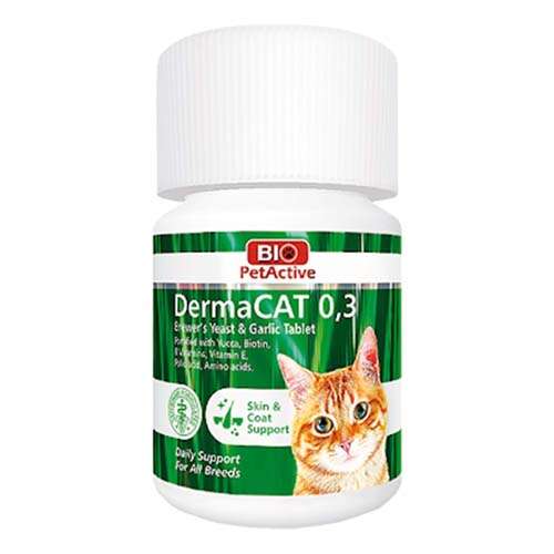 BioPetActive BPA-137 Bio Pet Active 0,3 Dermacat Brewers Yeast Kedi Tüy Bakımı 22,50 Gr (75 Tablet)