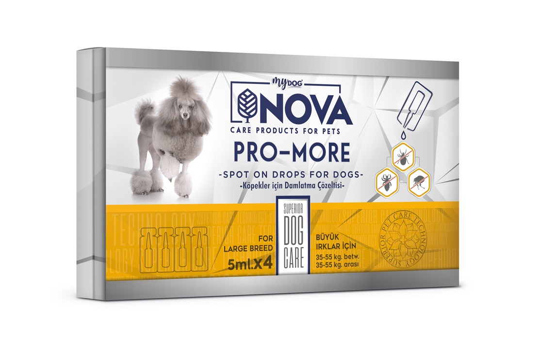  Nova Köpek Ense Damlası Büyük Irk (5ml*4 adet) 35-55kg Arası