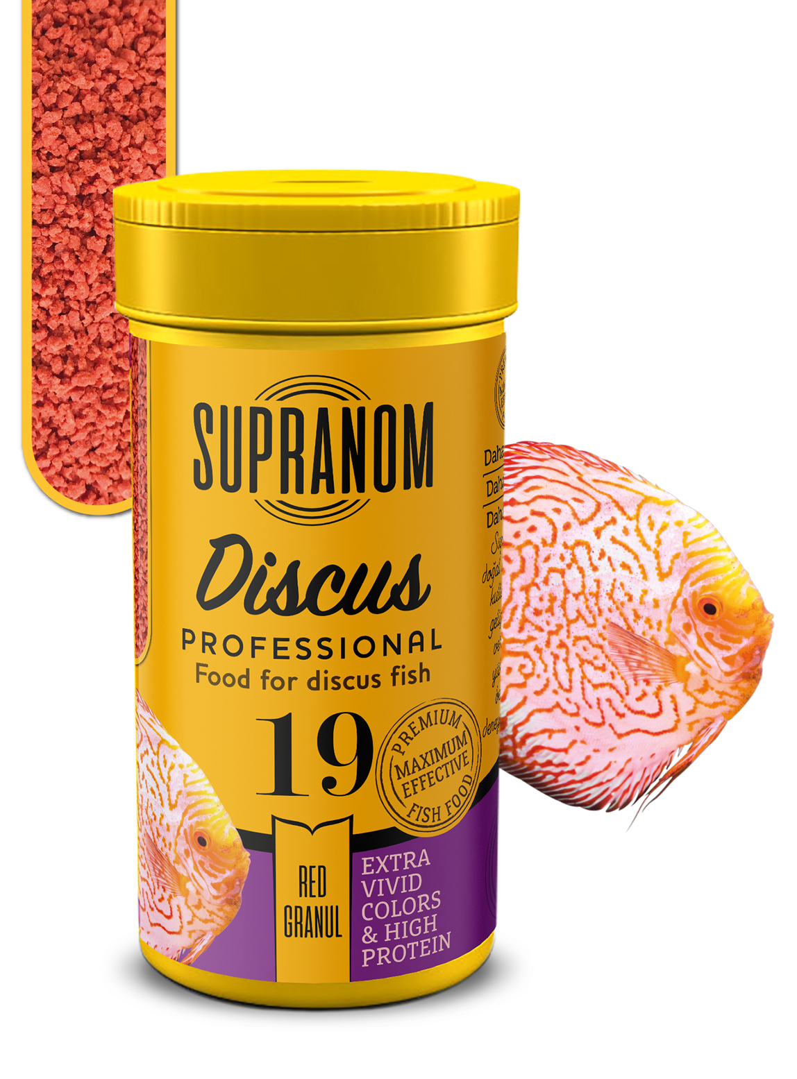 Supranom Supranom discus balık yemi red granul 100ml (19)