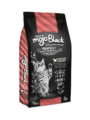 Mojo Black Mojo Black Tavuk Etli Yavru Kedi Maması 15Kg